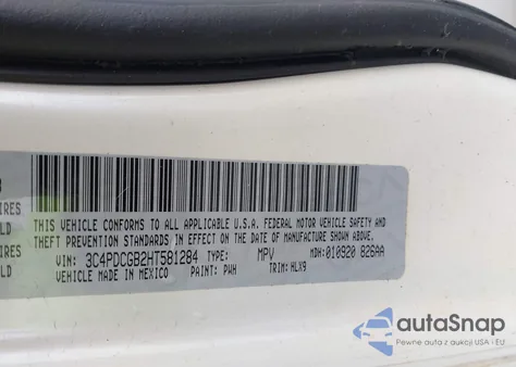 2017 Dodge Journey Crossroad Plus from USA, damaged, VIN 3C4PDCGB2HT581284